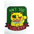 Fortune Cats Letter Chenille  Patch for Jacket